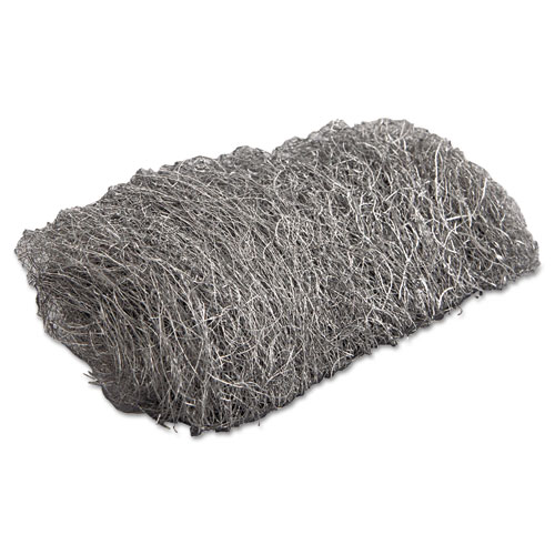Image of Industrial-Quality Steel Wool Reel, #2 Medium Coarse, 5 lb Reel, Steel Gray, 6/Carton