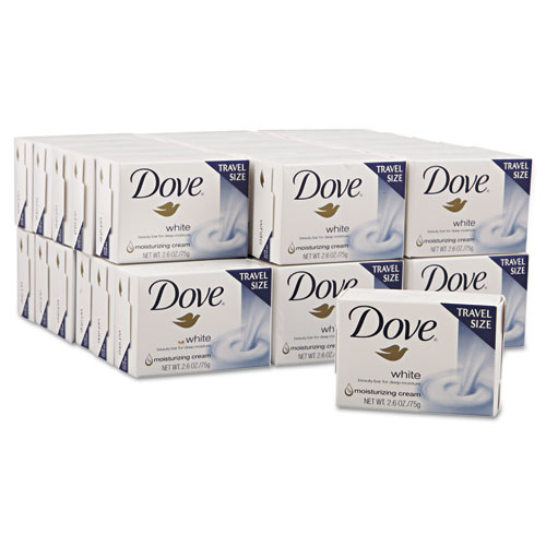 DVOCB126811 DOVE White Travel Size Bar Soap with Moisturizing - Zuma