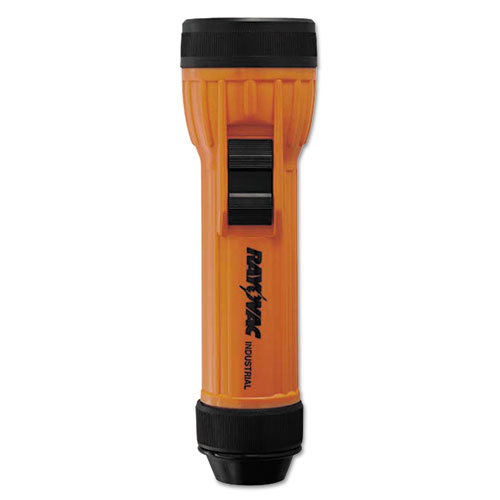 Safety Flashlight, 2 D Batteries (Sold Separately), Orange/Black