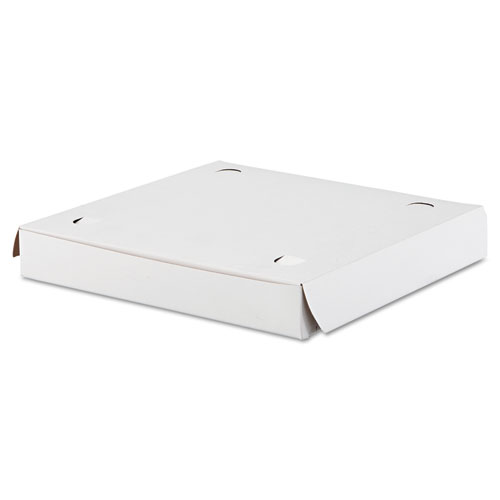 LOCK-CORNER PIZZA BOXES, 10 X 10 X 1.5, WHITE, 100/CARTON