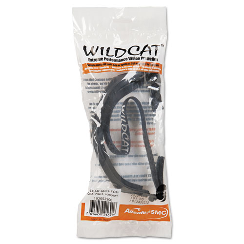 Image of Kleenguard™ V80 Wildcat Safety Goggles, Black Frame, Clear Lens