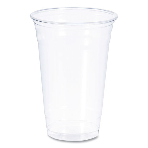 Polypropylene Cups, Cold Cups, 20 oz, Plastic, Clear, 50/Bag, 12 Bags/Carton