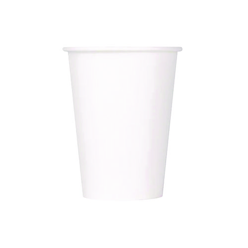 Image of Double Poly Paper Cold Cups, 12 oz, White, 1,000/Carton