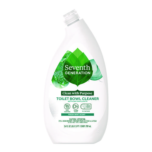 Seventh Generation® Toilet Bowl Cleaner, Fresh Mint Scent, 24 oz Bottle, 4/Carton