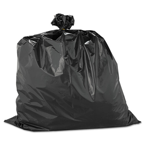 Heavyweight Contractor Bags, 33 gal, 2.5 mil, 33 x 40, Black