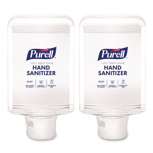 Advanced Hand Sanitizer ULTRA NOURISHING Foam, For ES10 Dispensers, 1,200 mL Refill, Fragrance-Free, 2/Carton