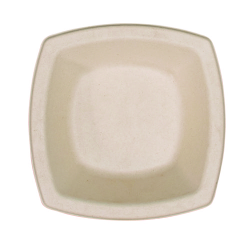 Image of Compostable Fiber Dinnerware, ProPlanet Seal, Bowl, 12 oz, Tan, 1,000/Carton
