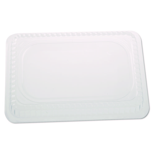 Plastic Dome Lids, Fits Oblong Pans 2061/2062, 8.25 x 5.88, Clear, 500/Carton