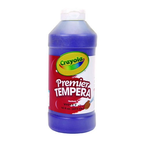 Image of Crayola® Premier Tempera Paint, Violet, 16 Oz Bottle