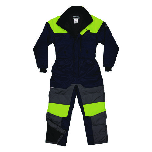 N-Ferno 6475 Insulated Freezer Coverall, Medium, Navy, Ships in 1-3 Business Days