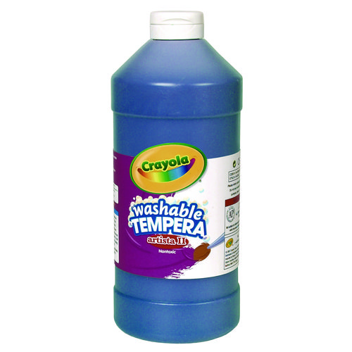 Image of Crayola® Artista Ii Washable Tempera Paint, Blue, 32 Oz Bottle
