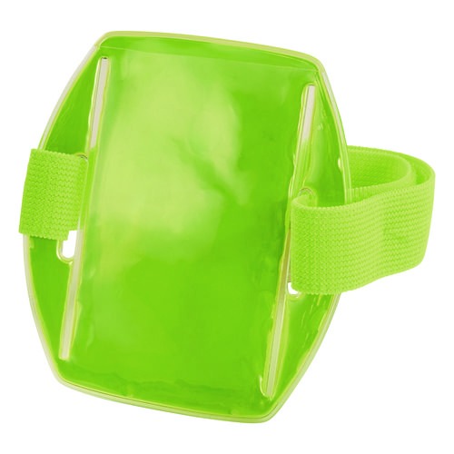 Image of Squids 3386 Arm Band ID/Badge Holder, Vertical, Lime 3.75 x 4.25 Holder, 2.5 x 4 Insert, Ships in 1-3 Business Days