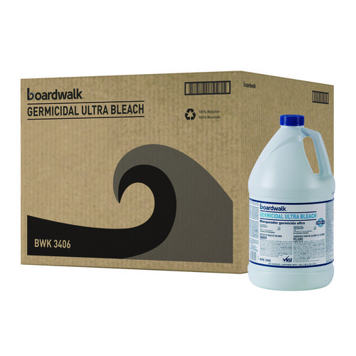Image of Boardwalk® Ultra Germicidal Bleach, 1 Gal Bottle, 6/Carton