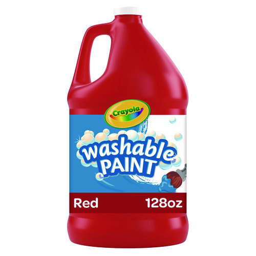 Image of Crayola® Washable Paint, Red, 1 Gal Bottle