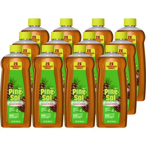 Pine-Sol® Multi-Surface Cleaner Disinfectant Concentrated, Pine Scent, 14 oz Bottle, 12/Carton