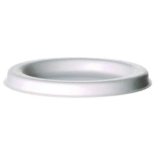 Vanguard Sugarcane Portion Cup Lid, Fits 4 oz Portion Cups, White, 1,800/Carton