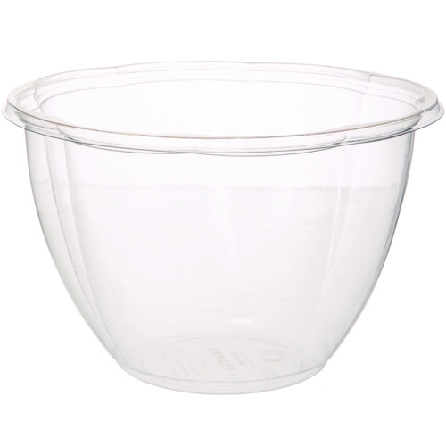 Eco-Products® Salad Bowls, 48 Oz, 6.69" Diameter X 4.38"H, Clear, Plastic, 300/Carton