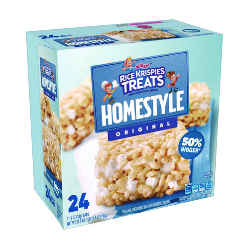 Rice Krispies Treats Homestyle Original Cereal Bar, 1.16 Bar, 24/Box