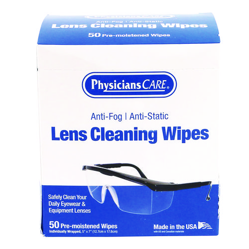 Lens Cleaning Wipe, 50/Box