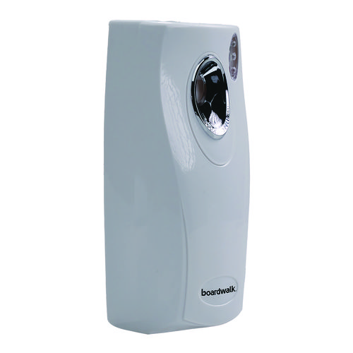 Boardwalk® Classic Metered Air Freshener Dispenser, 4" X 3" X 9.5", White