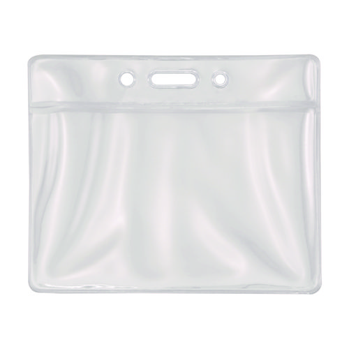 ID Badge Holder, Clear, 2.25 x 3.5 Insert, 50/Pack