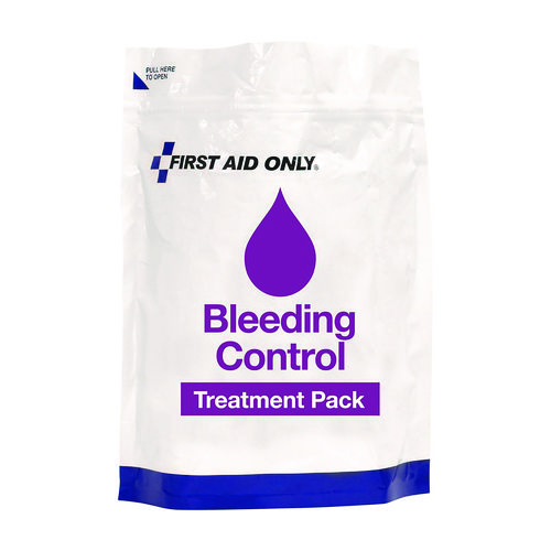 12-Piece Bleeding Control Treatment Pack, 12 Pieces, Resealable Plastic Bag