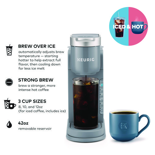 K-Iced Single Serve Coffee Maker, Arctic Gray