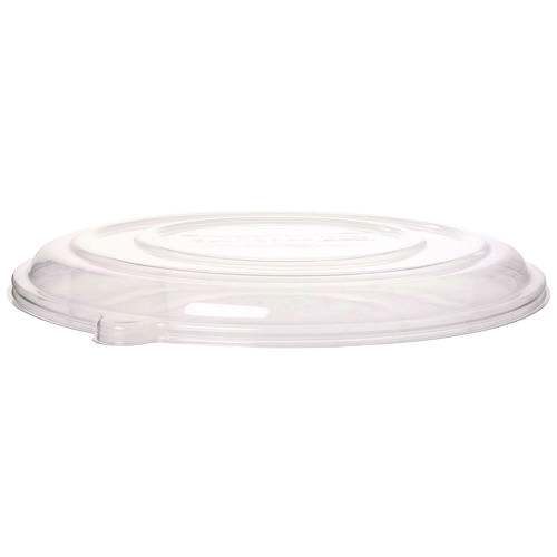 Image of Eco-Products® 100% Recycled Content Pizza Tray Lids, 16 X 16 X 0.2, Clear, Plastic, 50/Carton