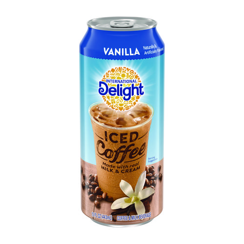 Iced Coffee, Vanilla, 15 oz Can, 12/Carton
