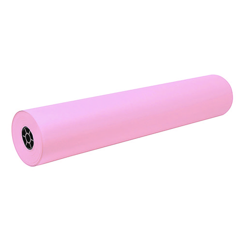 Decorol Flame Retardant Art Rolls, 40 lb Cover Weight, 36 x 1,000 ft, Decoral Pink