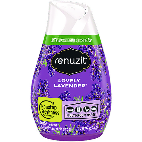 Image of Adjustables Air Freshener, Lovely Lavender, 7 oz Cone