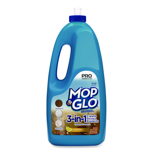 Professional MOP & GLO® Triple Action Floor Shine Cleaner, Fresh Citrus Scent, 64 oz Bottle