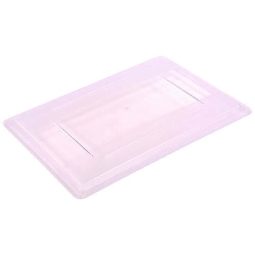 Image of StorPlus Polycarbonate Food Storage Container Lid, 18 x 26 x 1.28, Clear, Plastic
