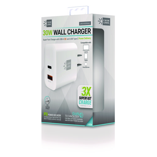 Wall Charger, 30 W, White