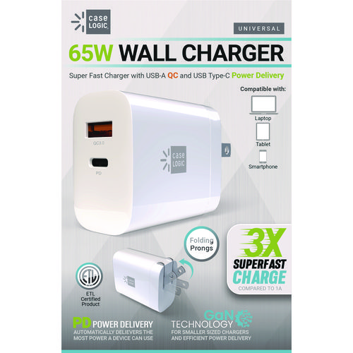 Image of Wall Charger, 60 W, White