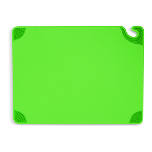 San Jamar® Saf-T-Grip Cutting Board, 24 x 18 x 0.5, Green