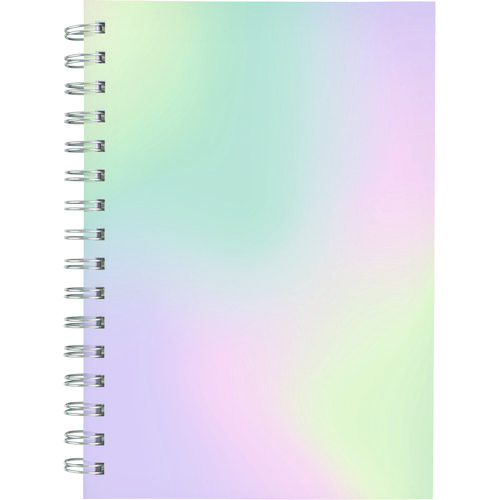 Ombre Weekly/Monthly Planner, Colorful Cloud Artwork, 8.5" x 6.38", Multicolor Cover, 12-Month (Jan to Dec): 2025