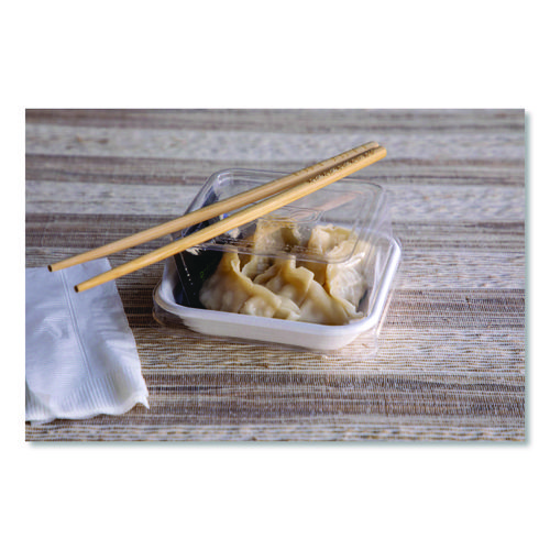 WorldView Renewable Molded Fiber Containers, 10 oz, 5.04 x 5.04 x 1.09, White, 800/Carton