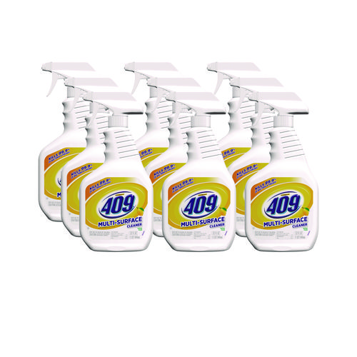 Image of Formula 409® Multi-Surface Cleaner, Lemon, 32 Oz Spray Bottle, 9/Carton
