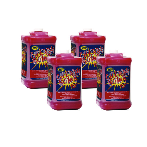 Image of Zep® Cherry Bomb Hand Cleaner, Cherry Scent, 1 Gal Bottle, 4/Carton