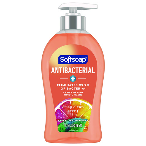 Softsoap® Antibacterial Hand Soap, Crisp Clean, 11.25 Oz Pump Bottle