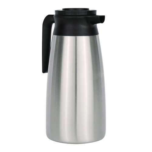 Image of Bunn® 1.9 Liter Thermal Pitcher, Stainless Steel/Black