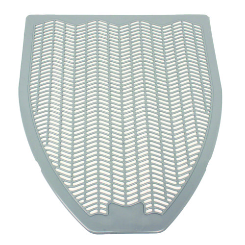 Image of Impact® Disposable Urinal Floor Mat, Nonslip, Orchard Zing Scent, 17.5 X 20.38, Gray, 6/Carton