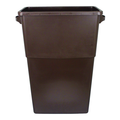 Image of Impact® Thin Bin Containers, 23 Gal, Polyethylene, Brown