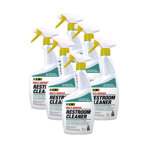 CLR PRO® Restroom Cleaner, 32 oz Pump Spray, 6/Carton