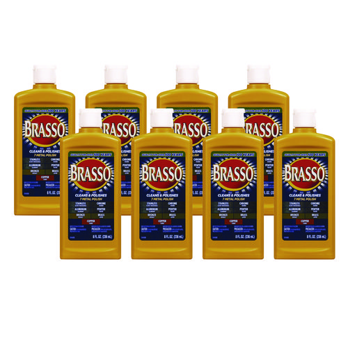 Image of Brasso® Metal Surface Polish, 8 Oz Bottle
