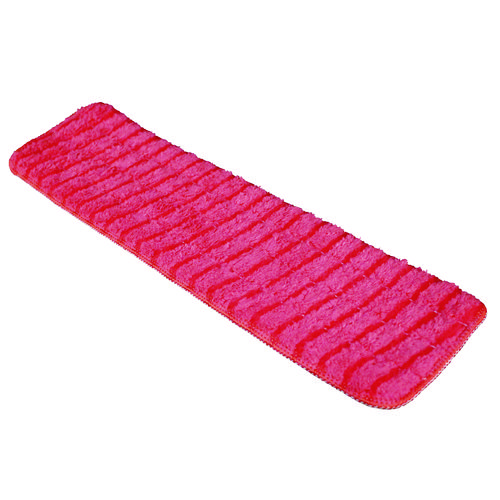 Microfiber Wet Mops, 18 x 5, Red