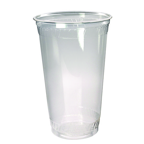 Image of Kal-Clear PET Cold Drink Cups, 24 oz, Clear, 25/Sleeve, 24 Sleeves/Carton