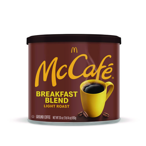 Mccafe® Ground Coffee, Breakfast Blend, 30 Oz Can