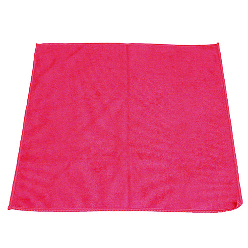 Image of Impact® Lightweight Microfiber Cloths, 16 X 16, Red, 240/Carton